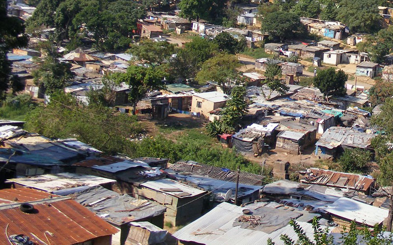 Poor management of water in settlements built on catchment areas creates serious pollution